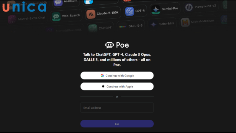 Poe by Quora AI là công cụ AI tương tự Chat GPT