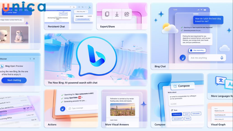 Bing AI được tích hợp theo thời gian thực