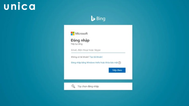 Đăng nhập vào tài khoản Microsoft