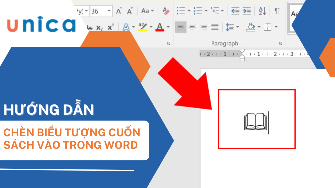 Cách chèn biểu tượng quyển sách trong Word siêu nhanh