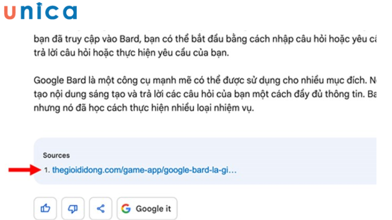 Nguồn tham khảo được Google Bard AI trích ở dưới câu trả lời