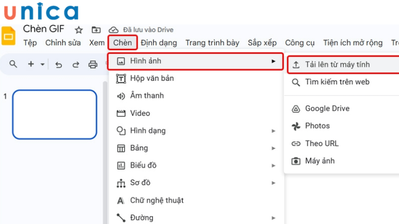 Hướng dẫn chèn ảnh động trên Google Slides