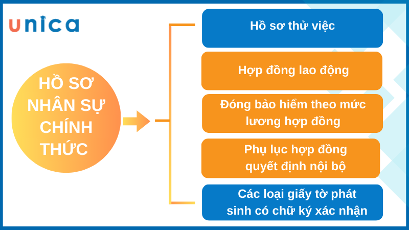 Bộ hồ sơ nhân sự lao động chính thức