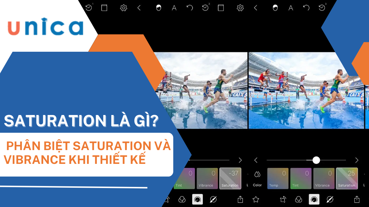 Saturation là gì? Phân biệt Saturation và Vibrance trong thiết kế