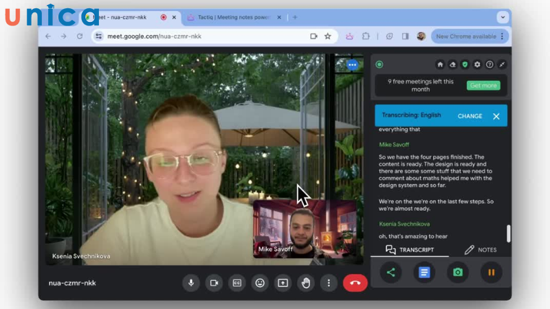 Một số tính năng chính của Tactiq