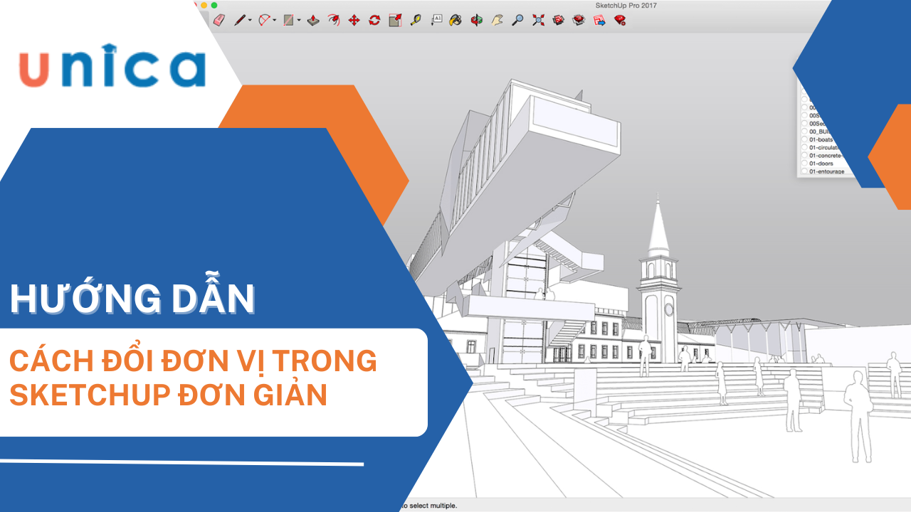 Cách đổi đơn vị trong Sketchup đơn giản cho người mới 