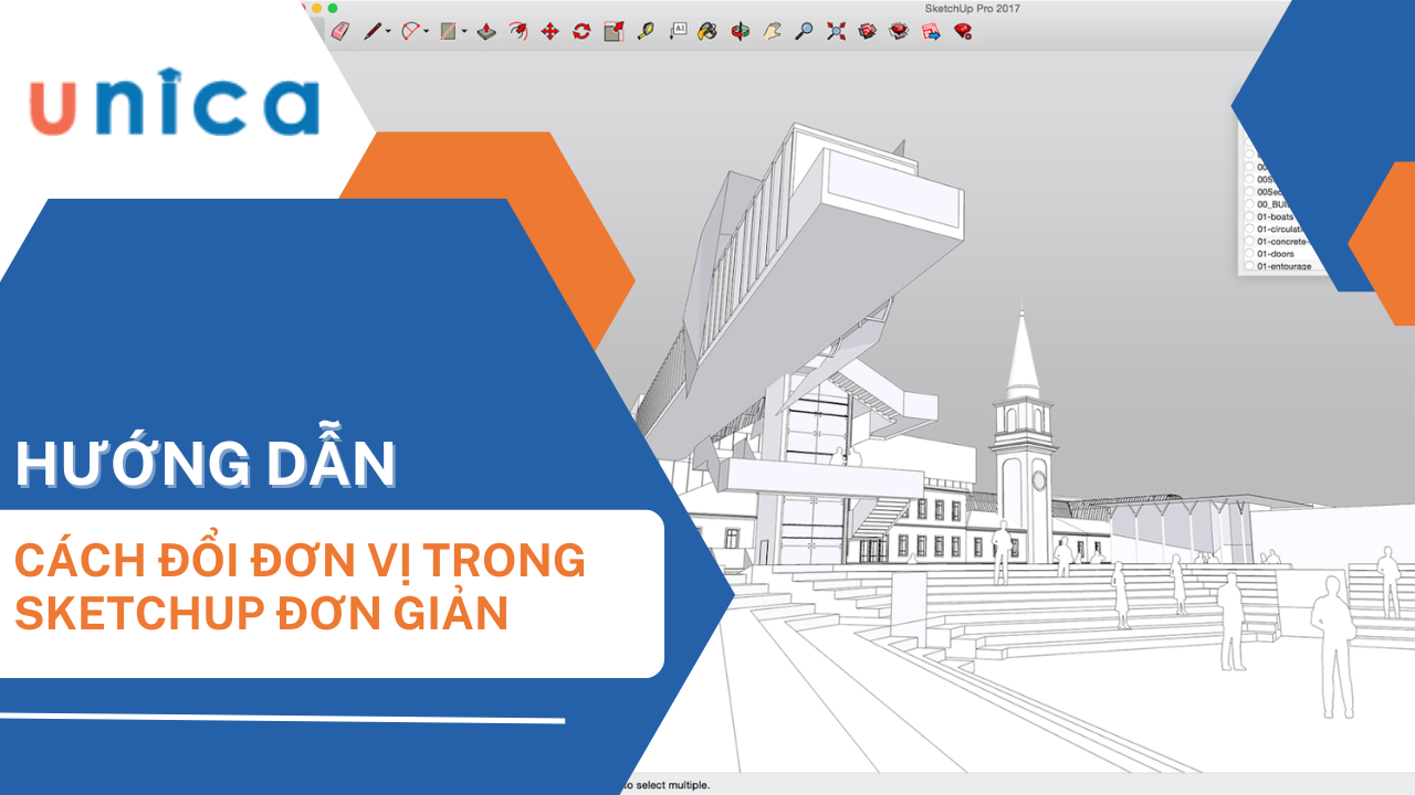 Cách đổi đơn vị trong Sketchup đơn giản cho người mới