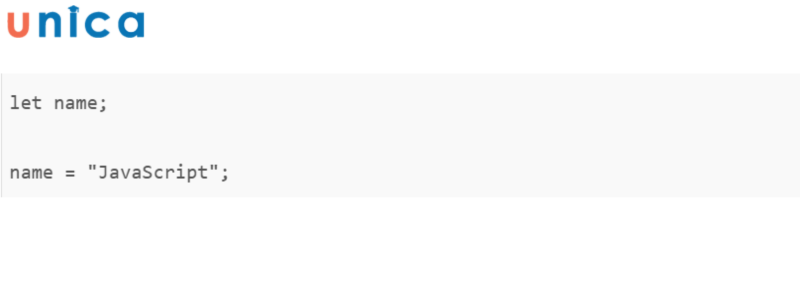 Gán giá trị cho biến