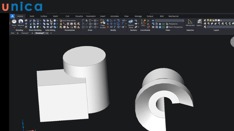 Phần mềm dựng 3D Bricscad