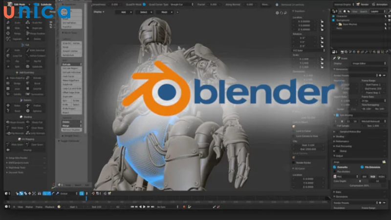 Phần mềm Blender được nhiều người ưa chuộng vì phù hợp với nhiều dự án