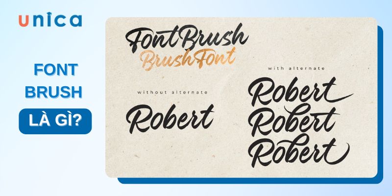 Font Brush là gì