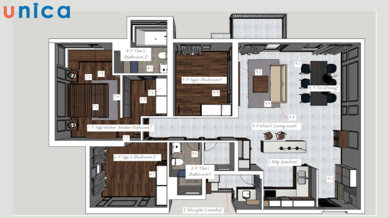 Bàn giao thiết kế bản vẽ 2D, 3D 