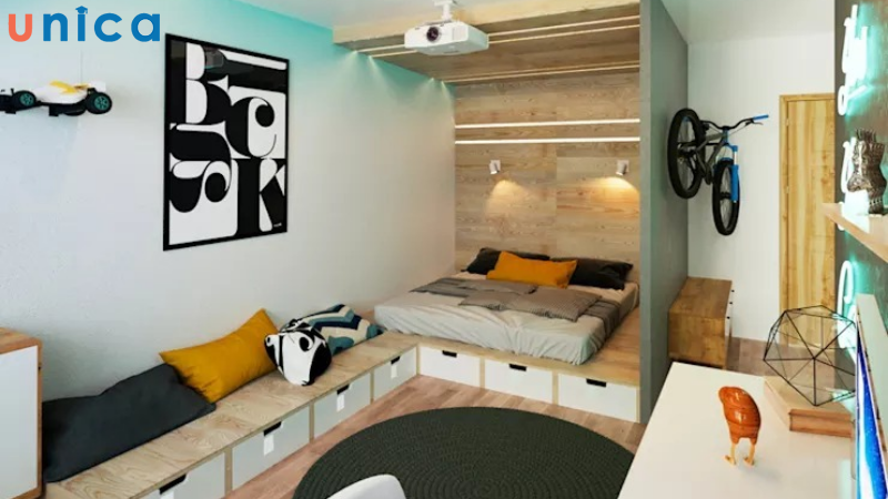 Tận dụng nhiều đồ dùng đa công năng