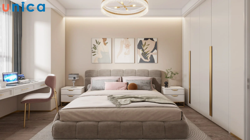 Nhiều người tích hợp không gian làm việc ngay ở trong phòng