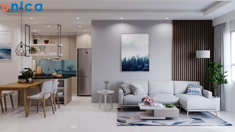 Tận dụng mở rộng không gian với phòng ăn