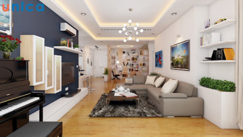 Kết hợp nhiều đồ dùng trang trí để không gian thêm ấn tượng