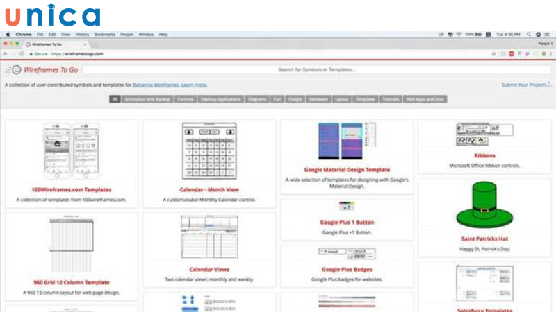 Là một công cụ trực tuyến giúp phác thảo Wireframe 