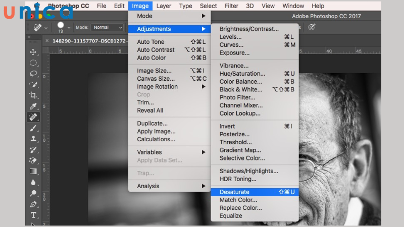 Nhân đôi layer Background trong Photoshop