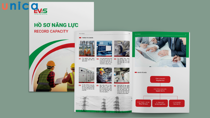 Mẫu profile công ty ngành xây dựng, điện lực