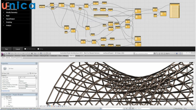 Một số tính năng nổi bật của Dynamo hỗ trợ công việc trong Revit