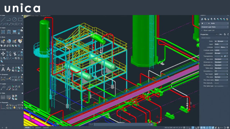 Một số tính năng của AutoCad