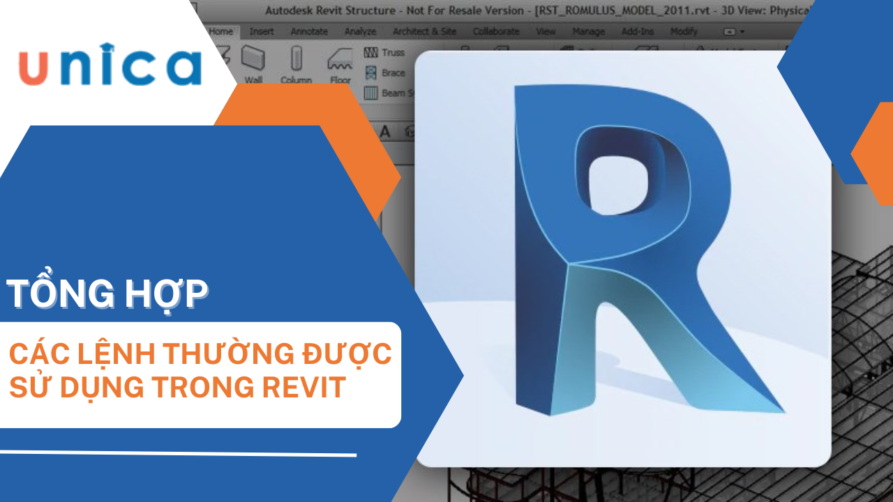 Tổng hợp các lệnh và phím tắt trong revit