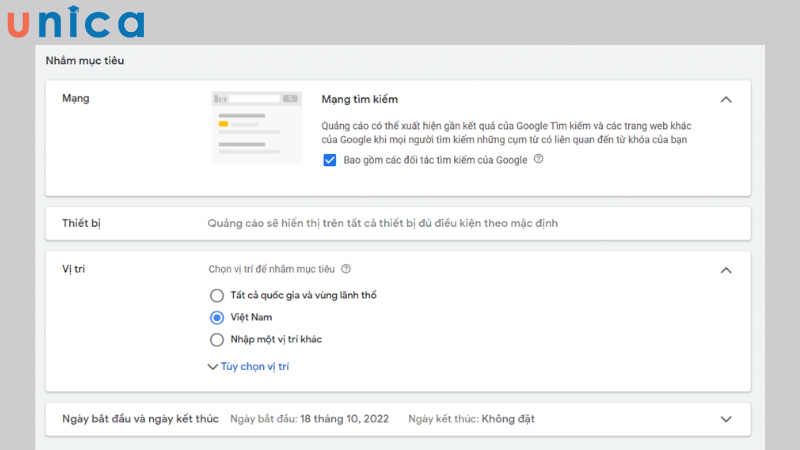 Nhắm mục tiêu phù hợp với quảng cáo