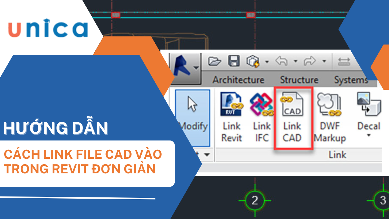 Nên link file hay import file cad vào revit? 