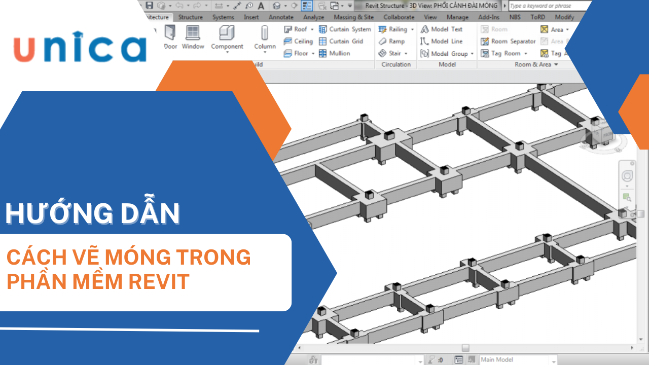 Hướng dẫn cách vẽ móng Revit đơn giản và nhanh chóng