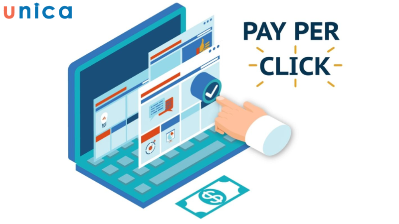 PPC là quảng cáo trả tiền cho mỗi lượt nhấp chuột cho phép doanh nghiệp quảng cáo trên các SERPs