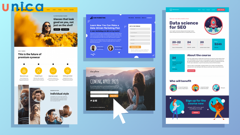 Landing page là một hình thức inbound marketing thường được sử dụng