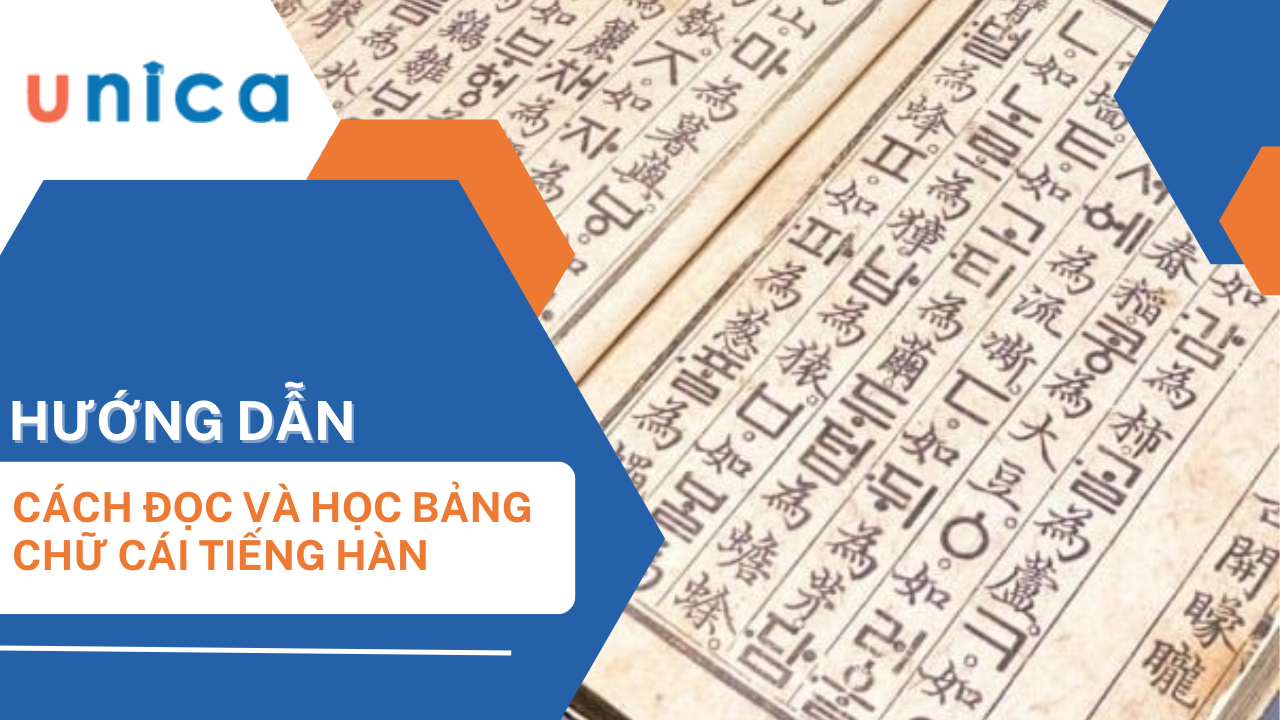 Bảng chữ cái tiếng Hàn chuẩn nhất dành cho người mới