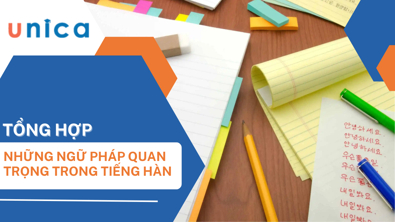 90+ Ngữ pháp tiếng Hàn sơ cấp 1 cho người mới