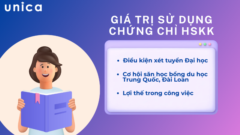 Chứng chỉ HSKK đem đến nhiều lợi thế đối với học sinh, sinh viên và nhân viên văn phòng