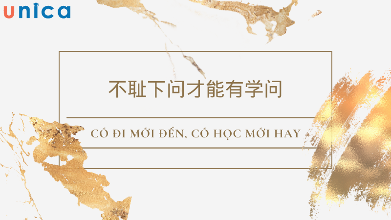 Ý muốn nói rằng đừng ngại học hỏi, tìm tòi và phát triển tri thức