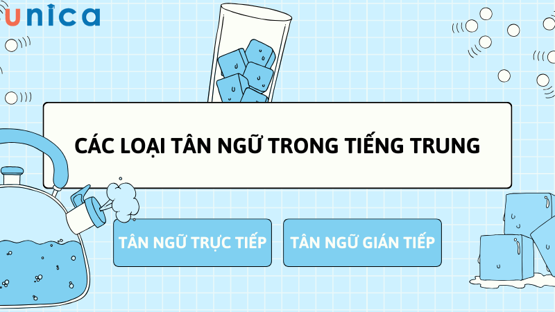 Trong tiếng Trung có hai loại tân ngữ là tân ngữ trực tiếp và tân ngữ gián tiếp