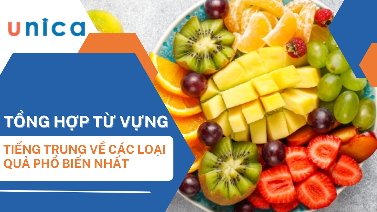 Tổng hợp tên gọi các loại quả trong tiếng Trung