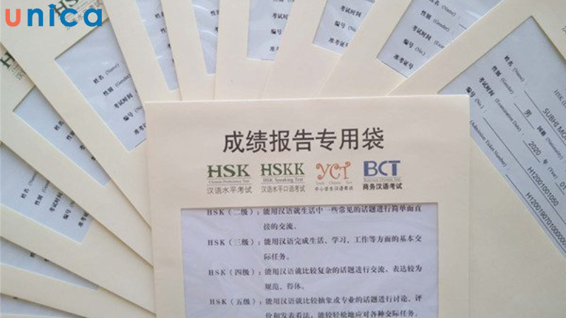 Từ bài thi HSK 3 trở lên, người thi sẽ cần phải làm thêm phần thi viết