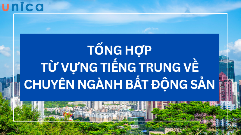 Từ vựng tiếng Trung thường gặp trong ngành bất động sản