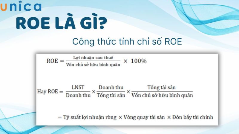 Công thức tính chỉ số ROE