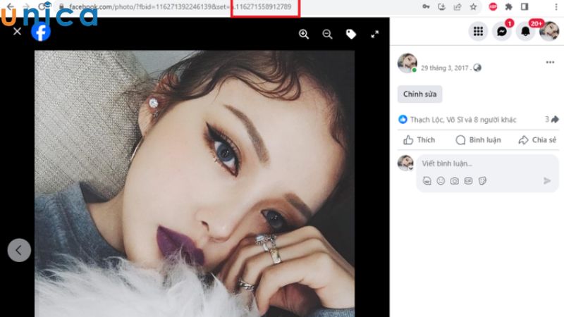 Phần trong khung đỏ là UID