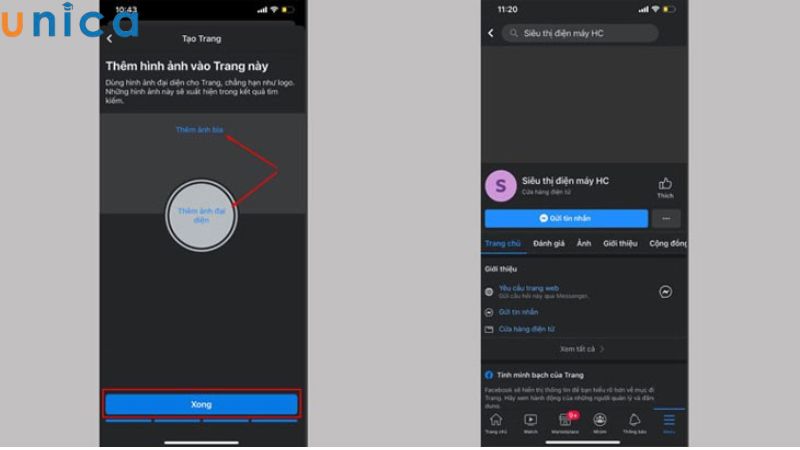 Hoàn tất các thông tin cần thiết