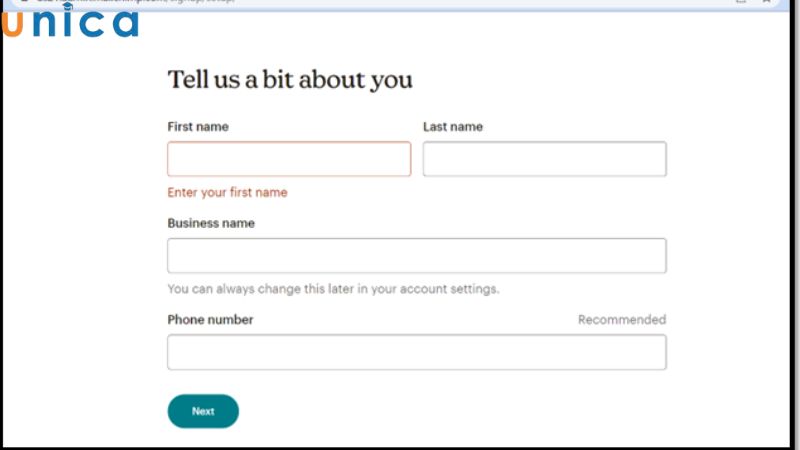 Setup thông tin cá nhân và sử dụng