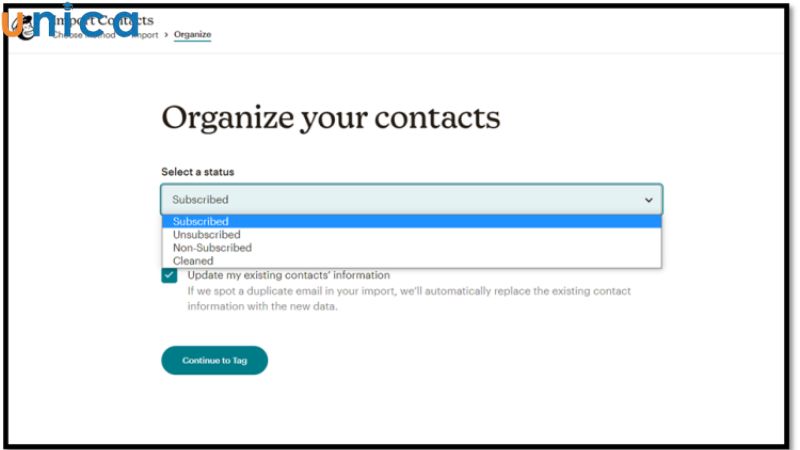 Chọn trạng thái