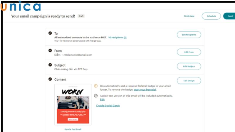Gửi mail hàng loạt