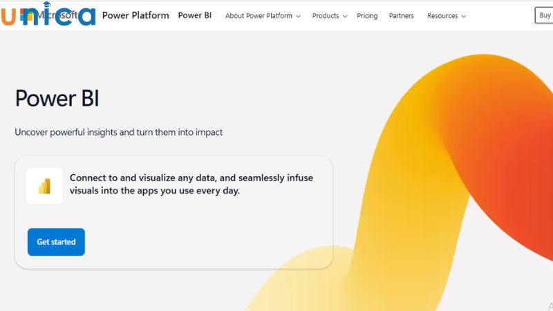 Truy cập vào trang chủ Microsoft Power
