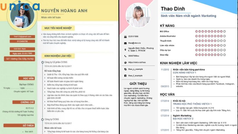 CV xin việc cần tập trung vào những thông tin chính có liên quan đến công việc ứng tuyển