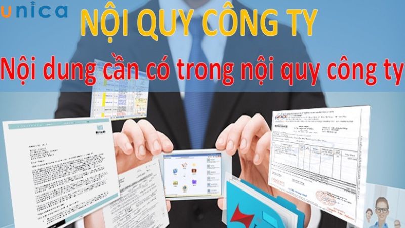 Nội dung bắt buộc cần có trong bảng nội quy công ty