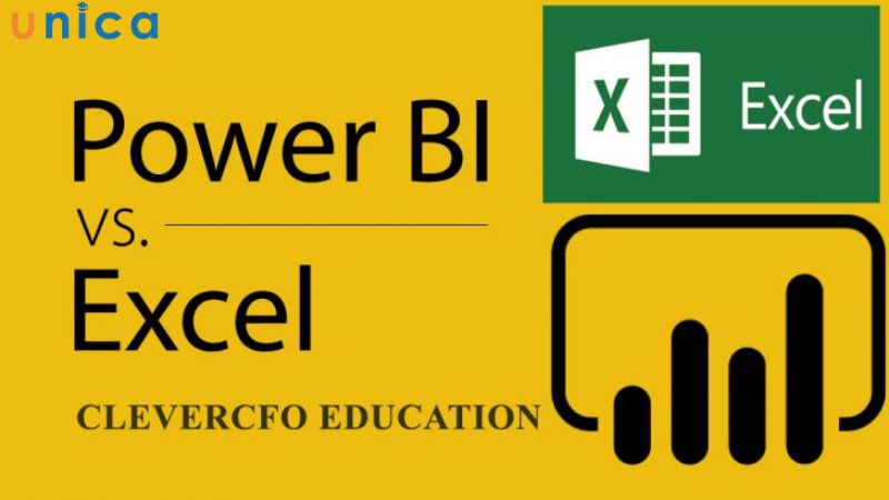 So sánh Power BI với Excel