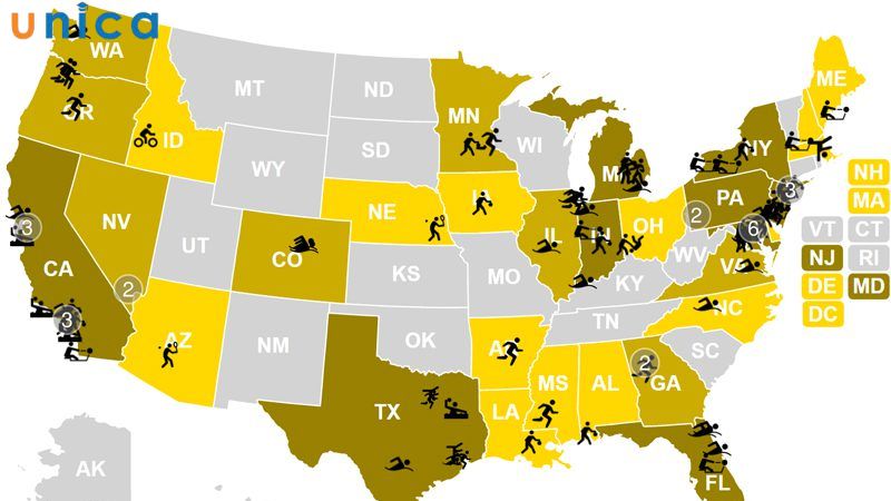 Bản đồ là hình thức trực quan hóa dữ liệu đặc biệt phù hợp với các thông tin có yếu tố địa lý